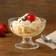Premium Glass Ice Cream Dessert Bowl 6 Pc Set