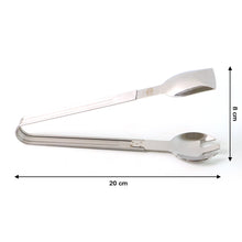 Stainless Steel Multipurpose Serving Tong  2-in-1 Pasta  Salad Tong (1 Pc)