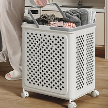 Large Foldable Laundry Basket With Wheels