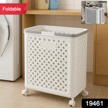 Large Foldable Laundry Basket With Wheels